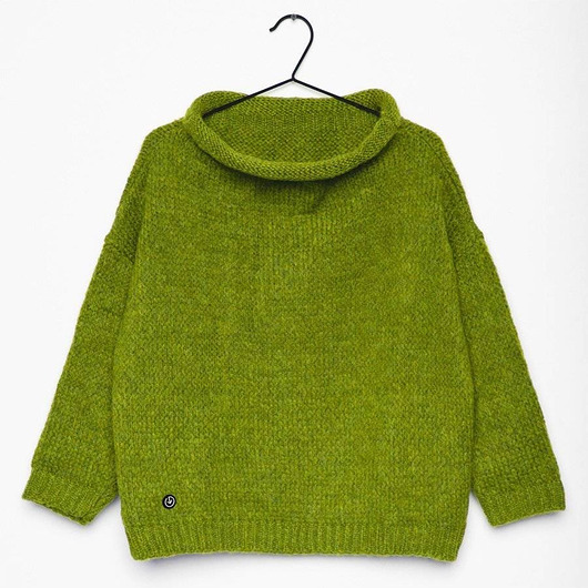 swetry damskie Sweter krótki UNDERWORLD kiwi