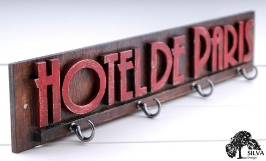 Wieszak - HOTEL de PARIS Silva Drewniane Dekoracje