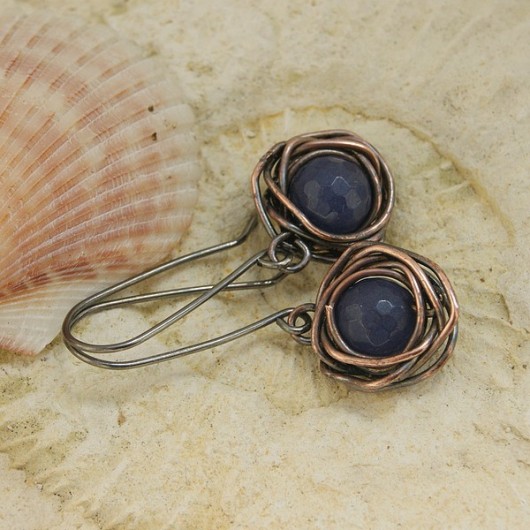 Copper rose - niebieskie SHEandHE