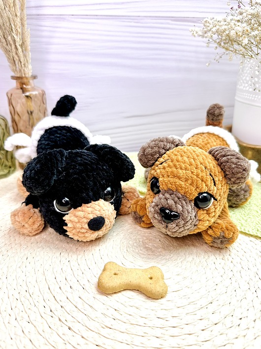 misie i maskotki Piesek w pieluszce