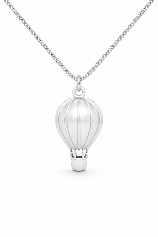 złote naszyjniki Naszyjnik BALON- srebro, złoto, różowe złoto