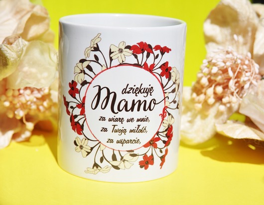 kubki Dziękuje Mamo ..., kubek dla Mamy, Dzień Mamy