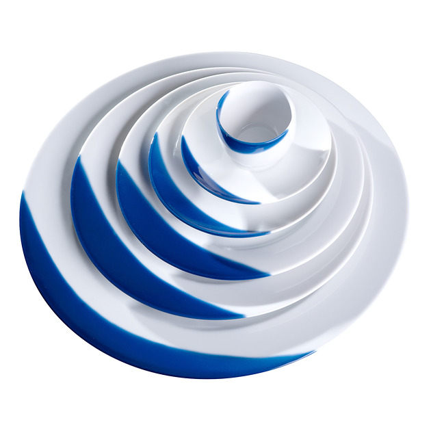 talerze, miski Serwis obiadowy Touch of Blue zamówienie specjalne