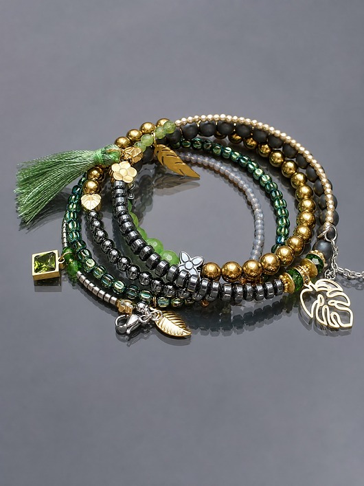 bransoletki z kamieni naturalnych Alloys Collection Wrapped /Greenery vol. 2/ - bransoletka