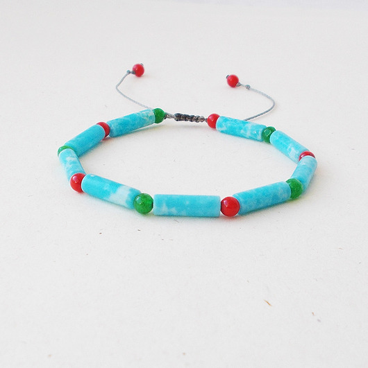 bransoletki z kamieni naturalnych Błękit i inne kolory Bransoletka