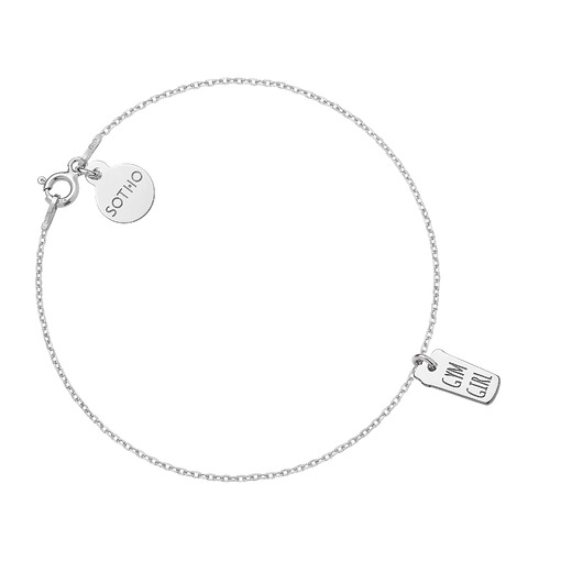 bransoletki srebrne Srebrna bransoletka shaker GYM GIRL