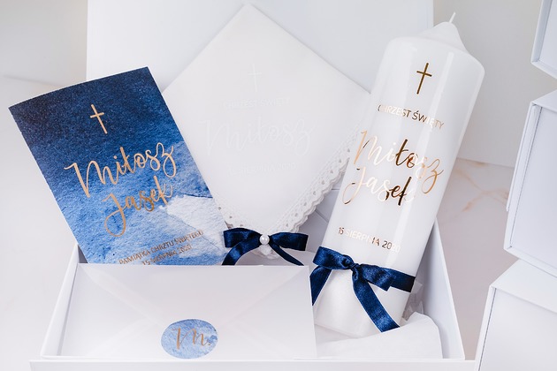 Personalizowany zestaw dla chrzestnych  White Willow 