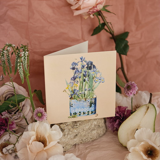 kartki okolicznościowe - wydruki Kartka okolicznościowa "Irysy Bukiet"