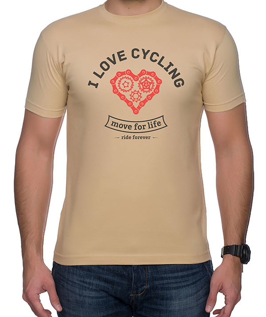 Koszulka T-SHIRT.  I love cycling studioixi