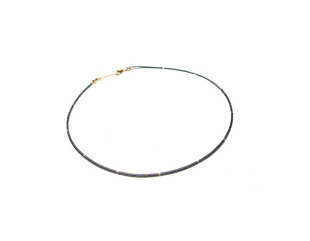 chokery Hematyt graphite /choker/ - Szlachetna kolekcja