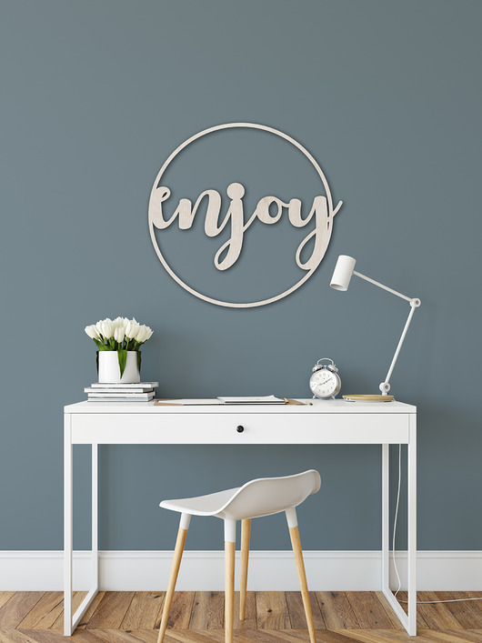 dekoracja enjoy - naturalny 60x60cm Frank and Phil