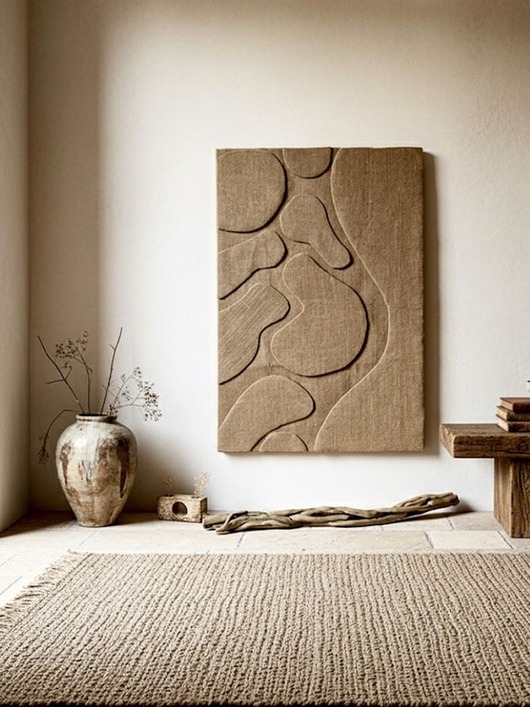 obrazy Obraz strukturalny Jute Elegance