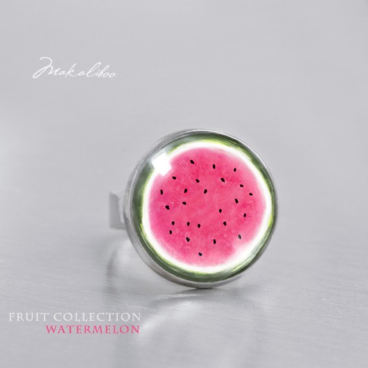 Fruit Collection Watermelon - simple ring Makaliboo