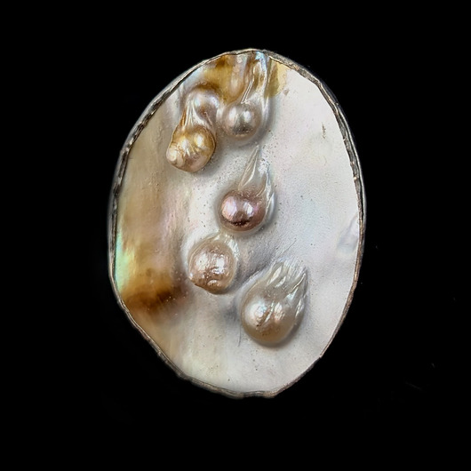 pierścionki srebrne Pierścionek pereł deszczu sznur