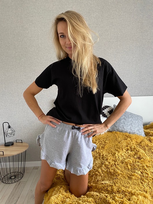 Spodenki do spania z bawełny do piżamy MIX&MATCH HisOutfit
