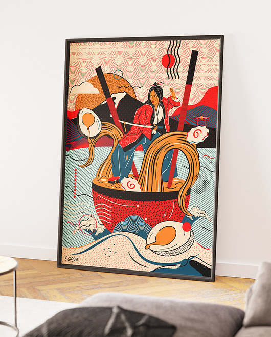 plakaty Plakat Ramen - zainspirowani Japonią