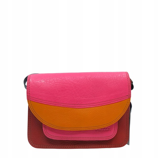 torby na ramię Torebka damska skórzana regulowany pasek kolorowa eko OLIVKA