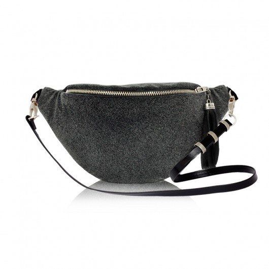 Gray Velvet Silver - nerka na cienki paseczek anacomito
