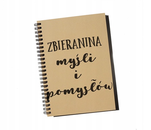 notatniki i albumy Zbieranina myśli i pomysłów, notatnik