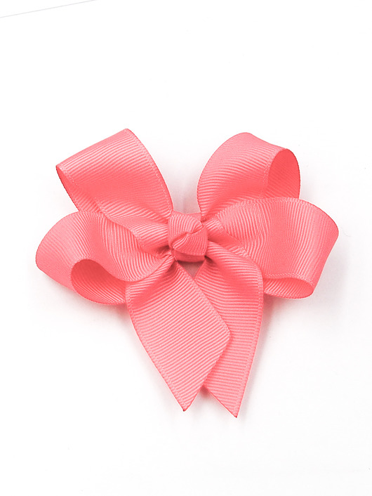 ozdoby do włosów dla dzieci Spinka do włosów duża kokarda Paola coral pink