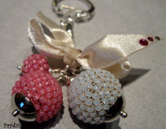 Breloczek kulek beaded bead -4 Trinket Studio