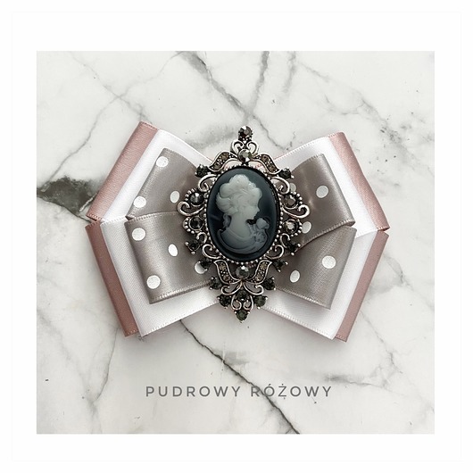 broszki Brosza Pudrowa  Kamea NEW