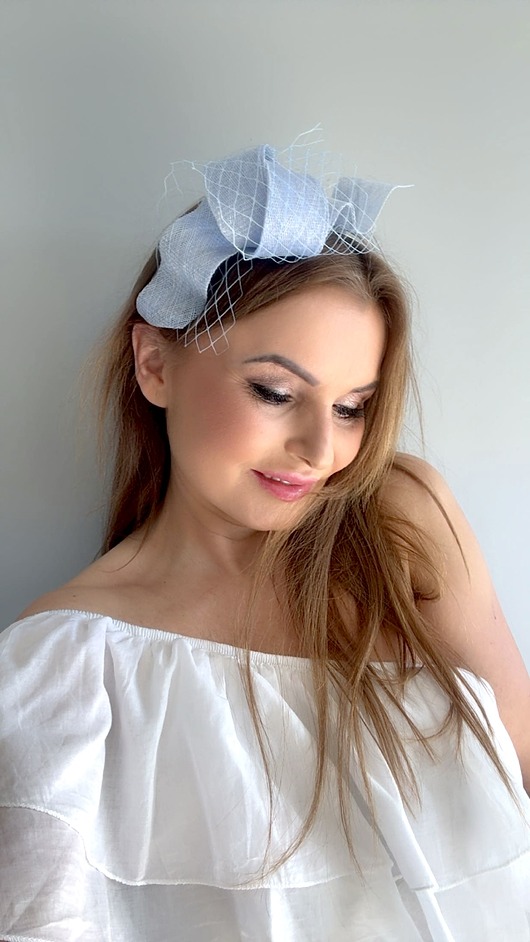 fascynatory Fascynator NOEMI pastelowy BŁĘKIT oraz inne kolory