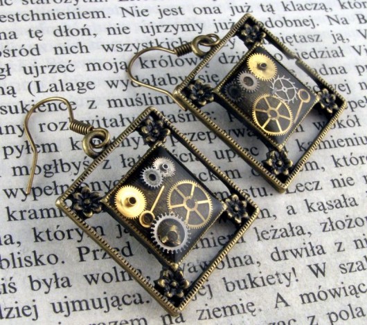 Mechaniczne kolczyki 139 Zegarynki