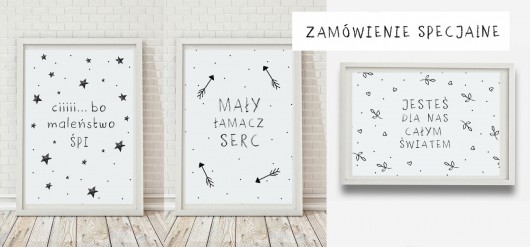 zestaw 3 grafik Milo Mi