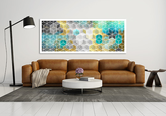 OBRAZ NA PŁÓTNIE - ABSTRAKCJA - 150x60cm NOWdeco