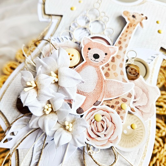 kartki scrapbooking Kartka w kształcie dziecięcego body bodziak