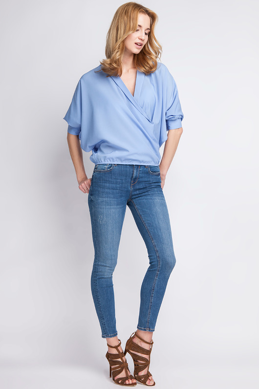 Bluzka, BLU126 niebieski Lanti