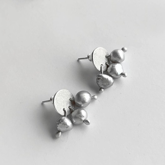 kolczyki z kamieniami Kolczyki OKRĄG