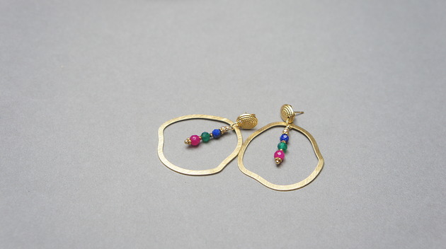 kolczyki pozłacane Kolczyki pozłacane Alloys Collection  /Odd/ -  Circle vol. 13