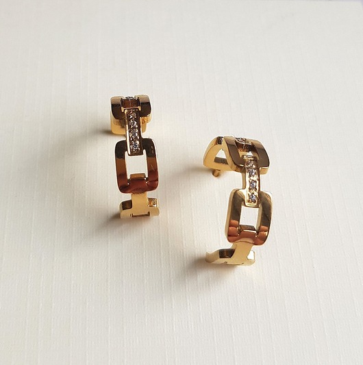 kolczyki pozłacane Kolczyki pozłacane Sweet Chains