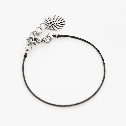 Jedwabna bransoletka monstera Vander jewelry