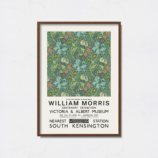 Wiliam Morris plakat do wystawy Pas De LArt