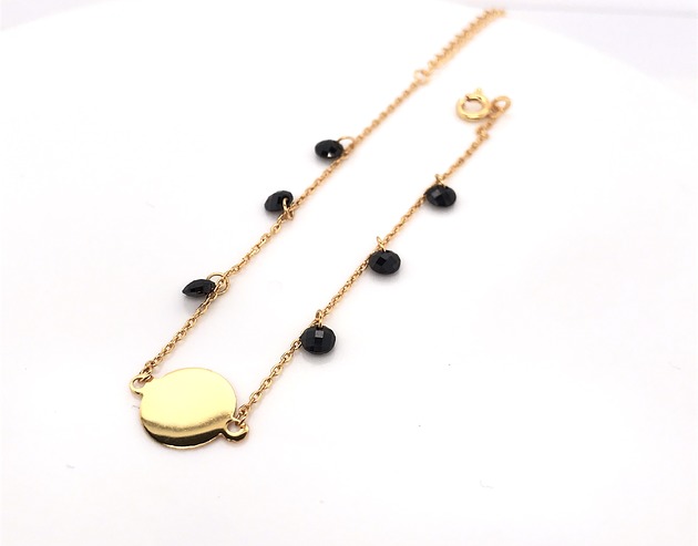 Bransoletka z czarnymi cyrkoniami pr. 925 VENA Jewellery