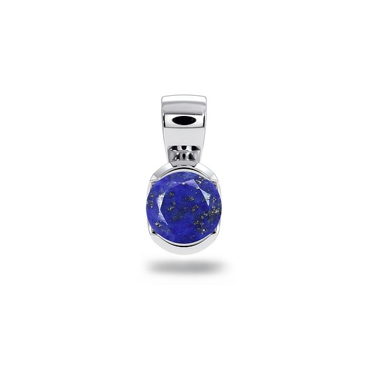 srebrne naszyjniki Sydney - Srebrna zawieszka z lapis lazuli