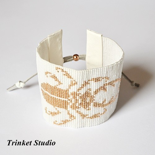 Jelonek Rogacz -Rose Gold Trinket Studio