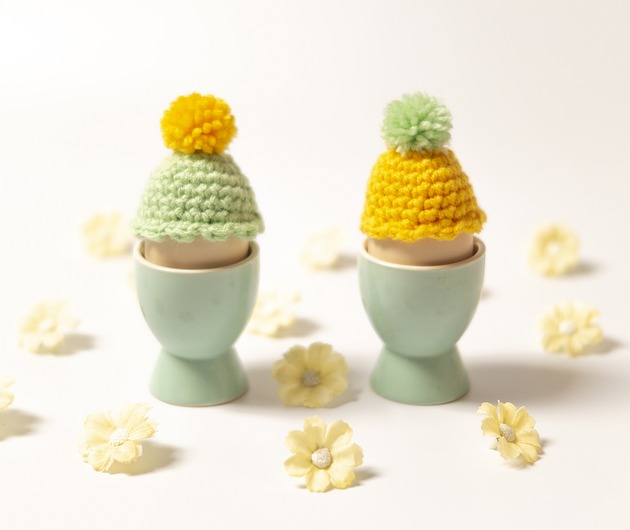 jajka wielkanocne Zestaw 2 ocieplaczy na jajka