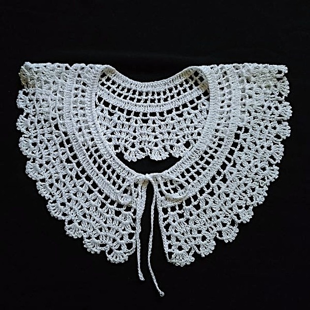 akcesoria różne Kołnierzyk biały 80-24