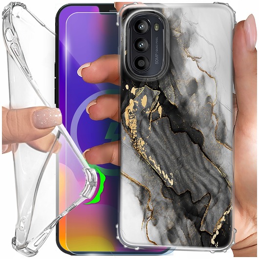 etui na telefon ETUI DO MOTOROLA MOTO G52 WZORY TOP100 DESIGN Z NADRUKIEM ZE WZOREM +SZKŁO