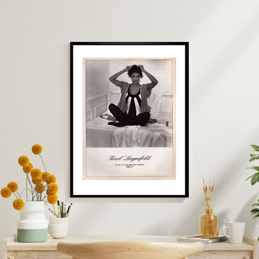 fotografia Reklama Karl Lagerfeld z Heleną Christensen, 1991, for. Karl Lagerfeld