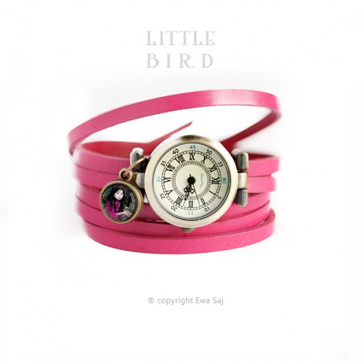Little Bird  - bransoletka zegarek Ewa Saj Fotografie