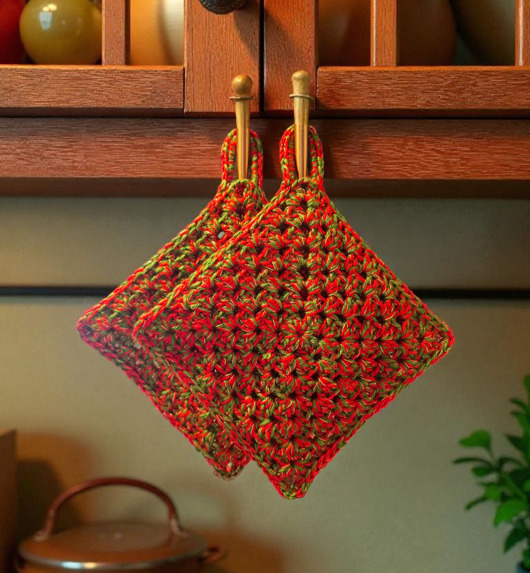 podkładki do kuchni Podkładki kuchenne łapki chwytaczki komplet 2 szt.