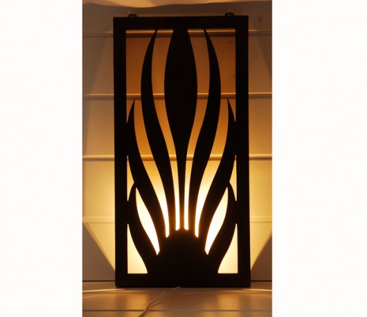 Lampa a'la Dżungla Silva Drewniane Dekoracje