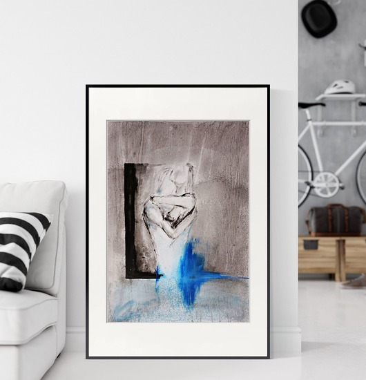 obraz ręcznie malowany 50 x 70 cm Krystyna Siwek Art