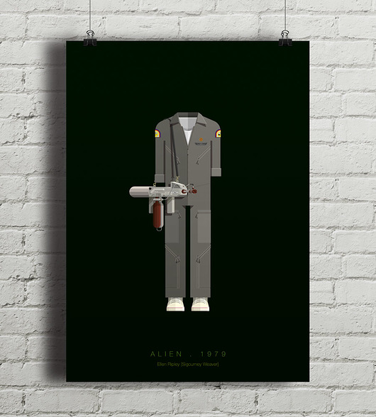 Alien - Obcy - plakat minimalmill
