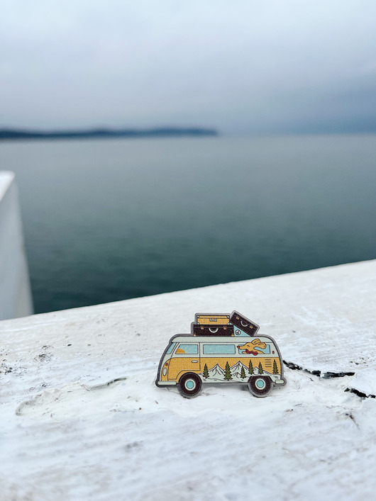 przypinki Przypinka pins Camper